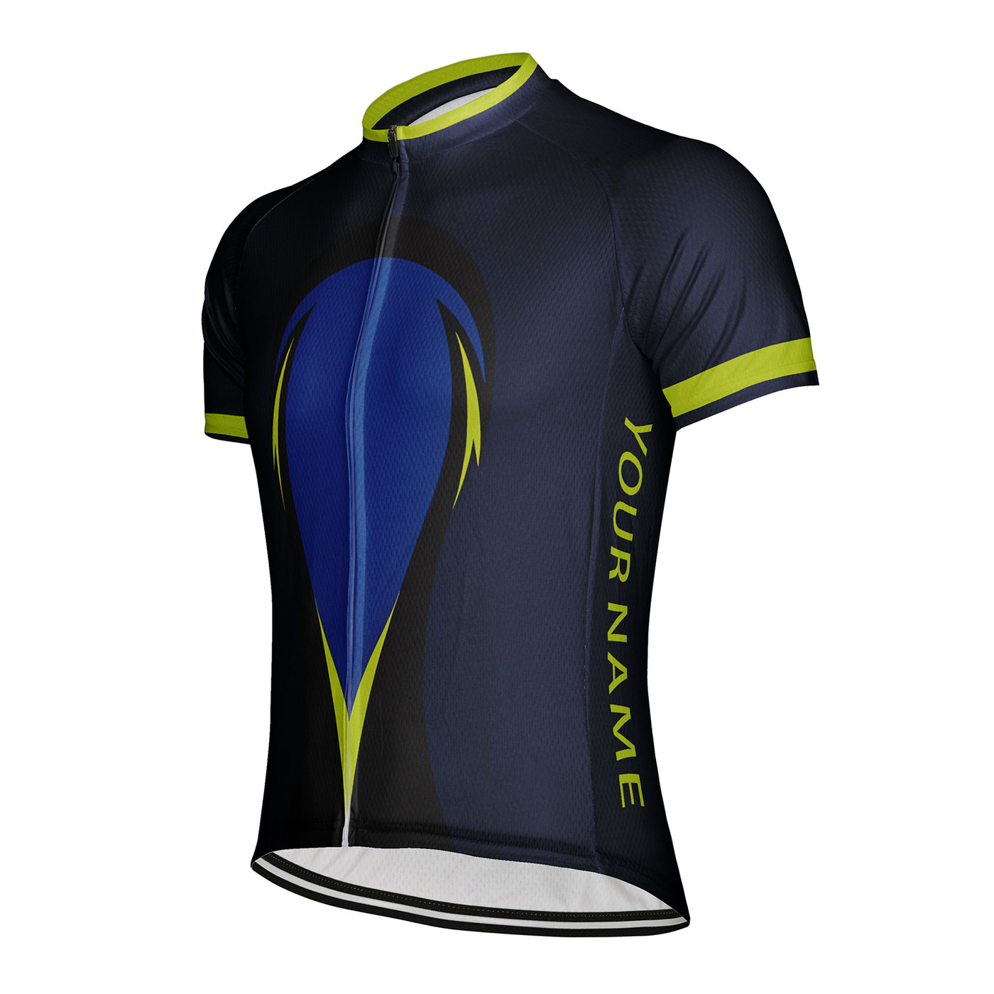 Customized Blue Night Sharpness Men's Cycling Jersey Short Sleeve