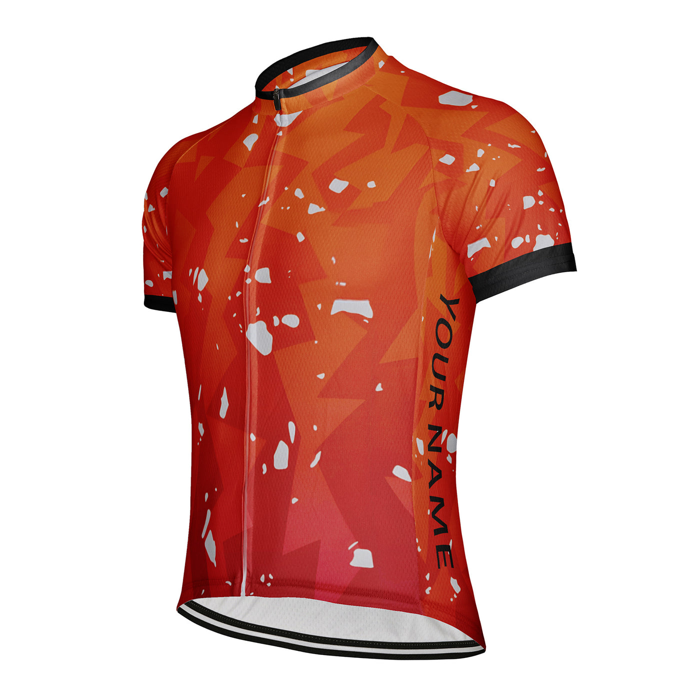 Customized Scratching The Texture Of Garbage Men's Cycling Jersey Short Sleeve