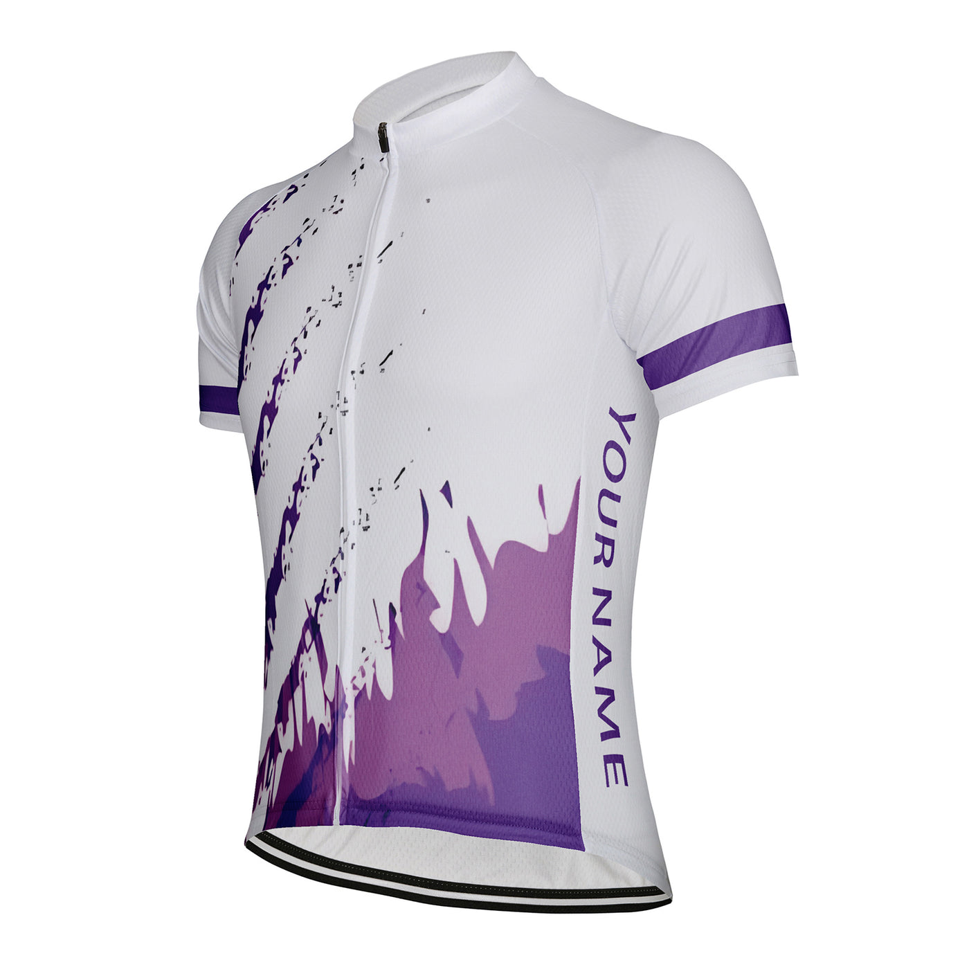 Customized Dreamy Ink Splashing Men's Cycling Jersey Short Sleeve