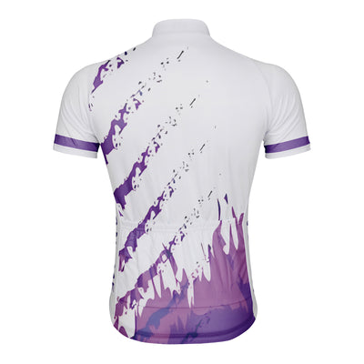 Customized Dreamy Ink Splashing Men's Cycling Jersey Short Sleeve
