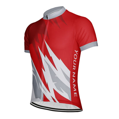 Customized Sharp Lines Men's Cycling Jersey Short Sleeve