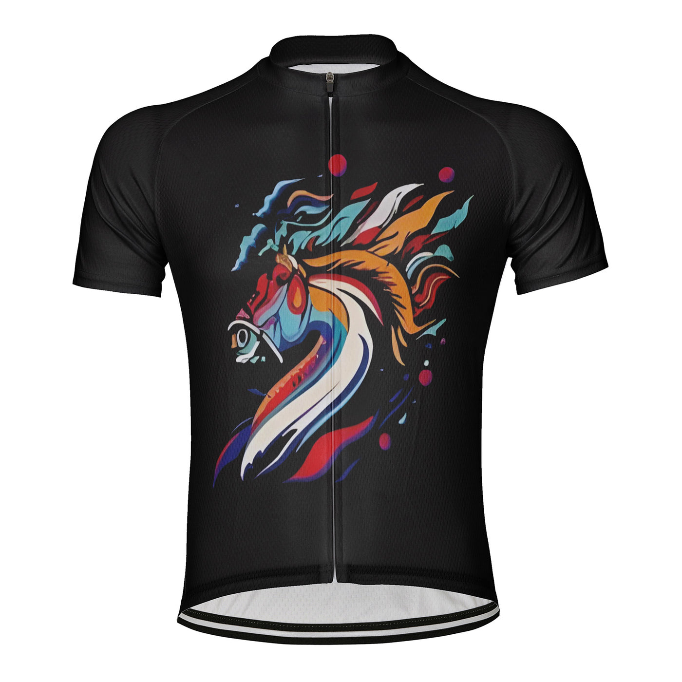 Customized Horse Men's Cycling Jersey Short Sleeve