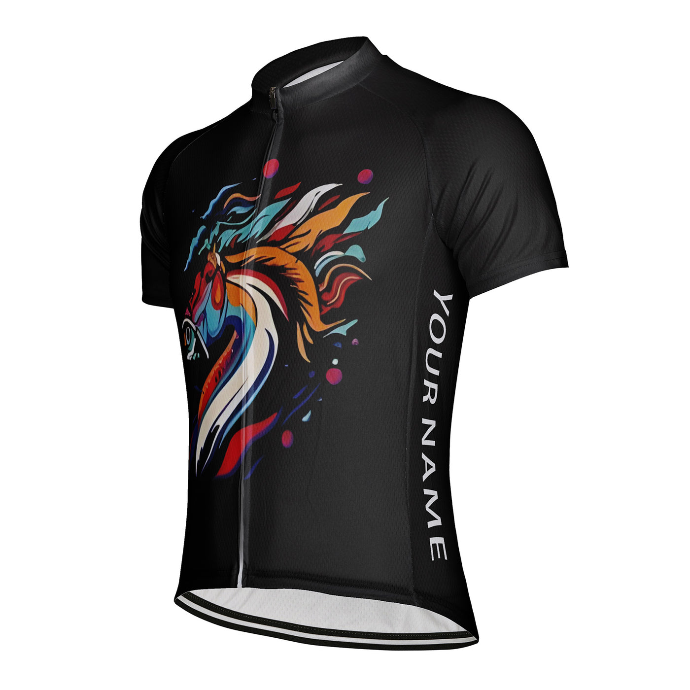 Customized Horse Men's Cycling Jersey Short Sleeve
