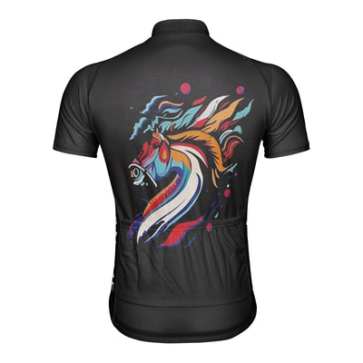 Customized Horse Men's Cycling Jersey Short Sleeve