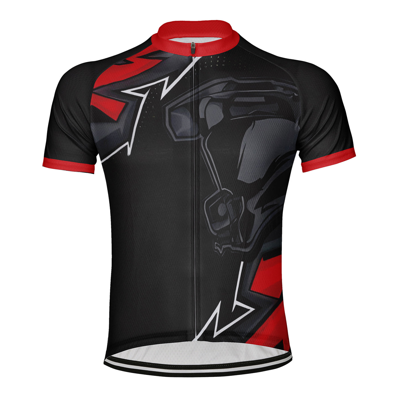 Customized Technology Machinery Diagram Men's Cycling Jersey Short Sleeve