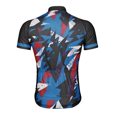 Customized Individually Dirty And Messy Graffiti Men's Cycling Jersey Short Sleeve