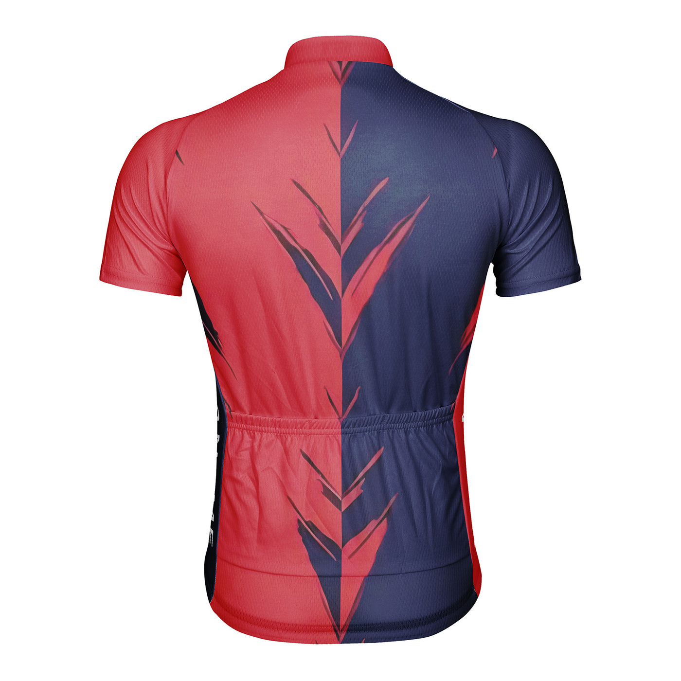 Customized Red Blue Men's Cycling Jersey Short Sleeve
