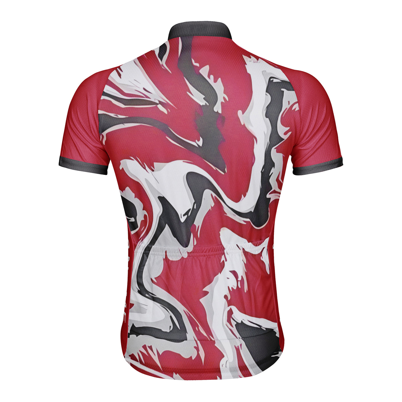 Customized Water Wave Diagram Men's Cycling Jersey Short Sleeve