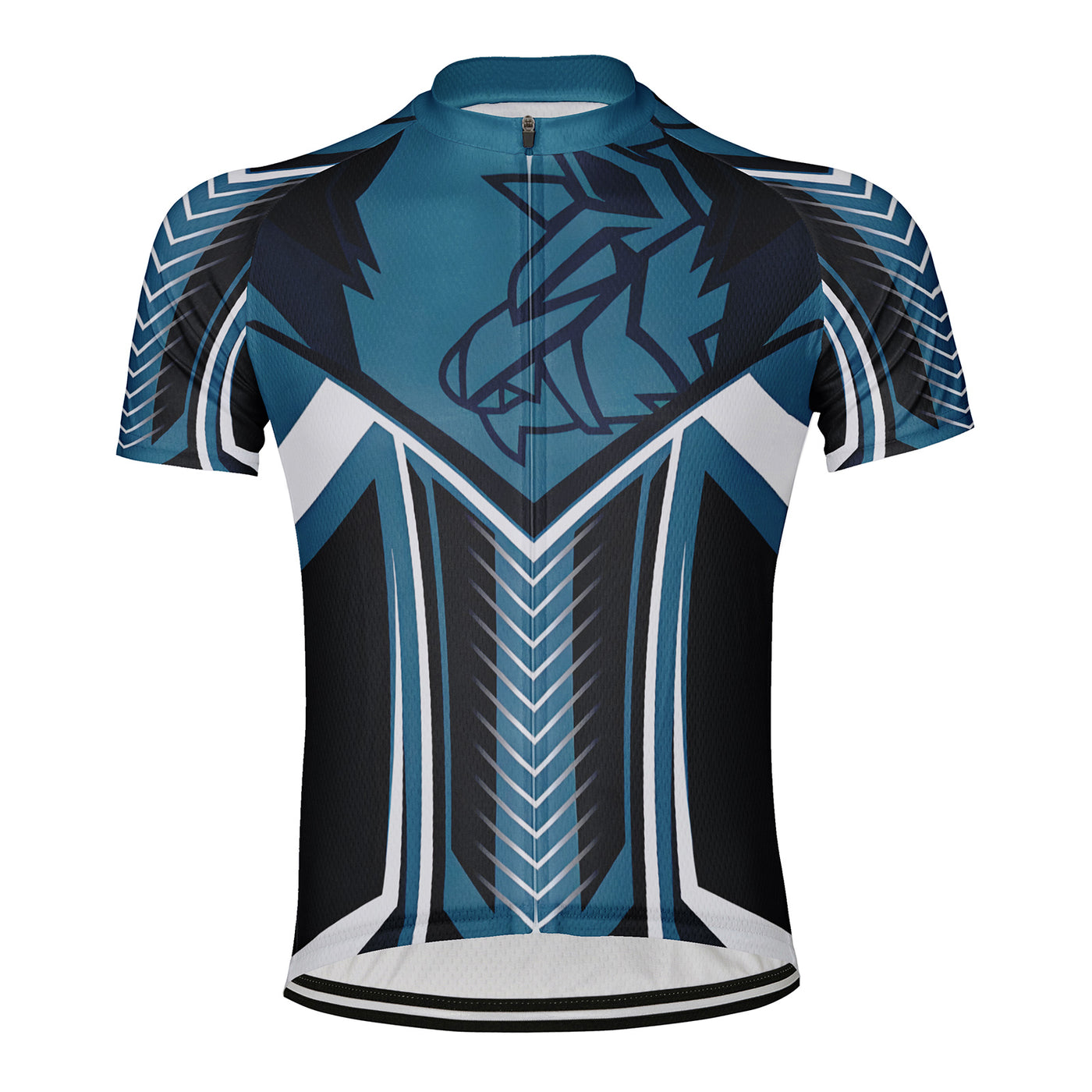 Customized Lanfeng Tower Shadow Men's Cycling Jersey Short Sleeve