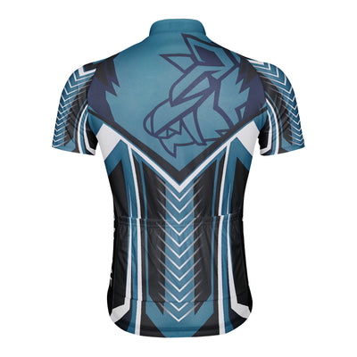 Customized Lanfeng Tower Shadow Men's Cycling Jersey Short Sleeve