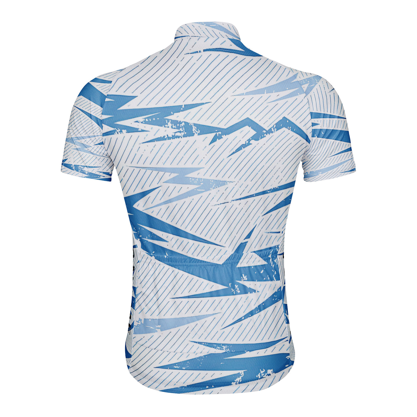 Customized Blue Charm Retro Line Men's Cycling Jersey Short Sleeve