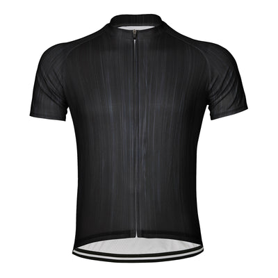Customized Wood Grain Men's Cycling Jersey Short Sleeve