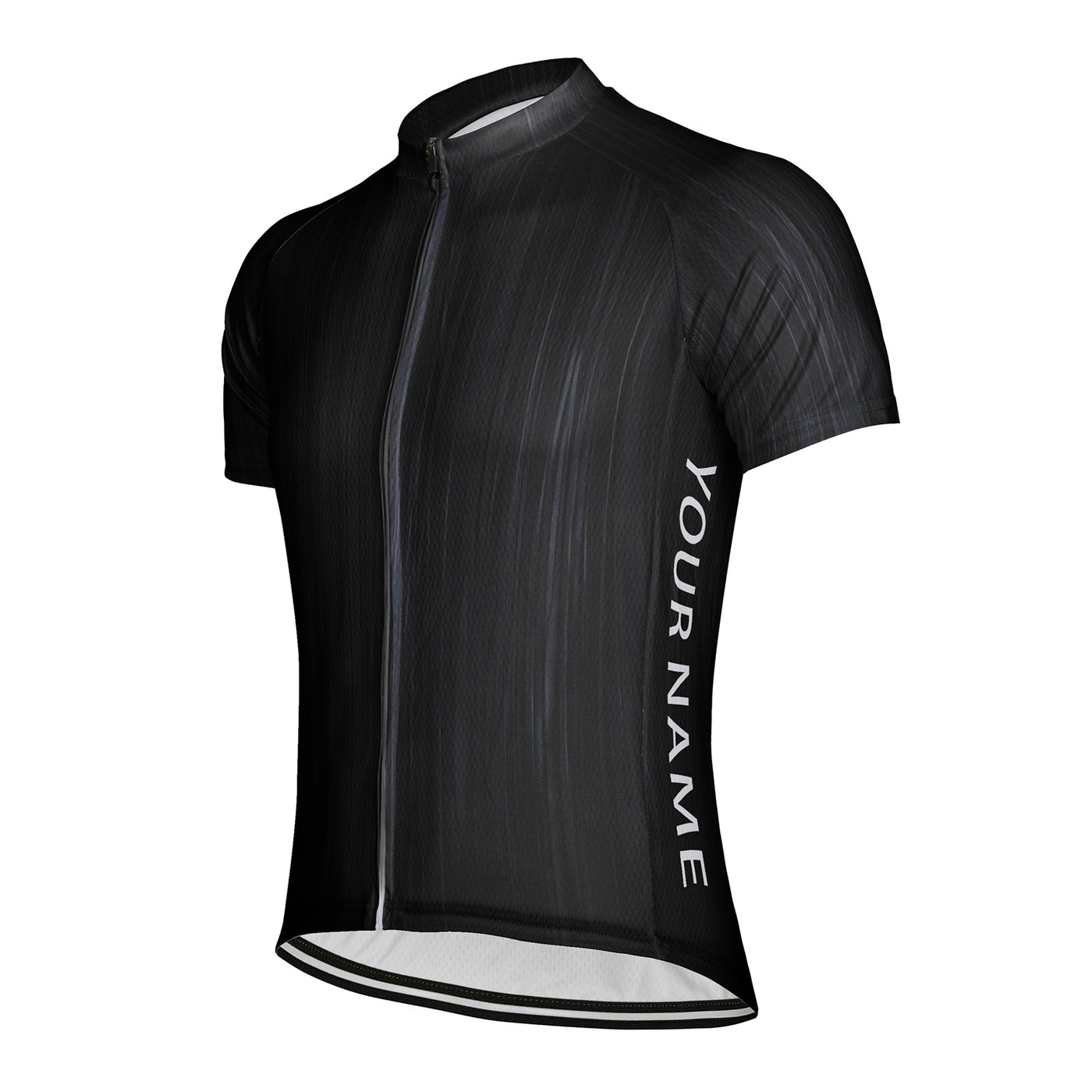 Customized Wood Grain Men's Cycling Jersey Short Sleeve