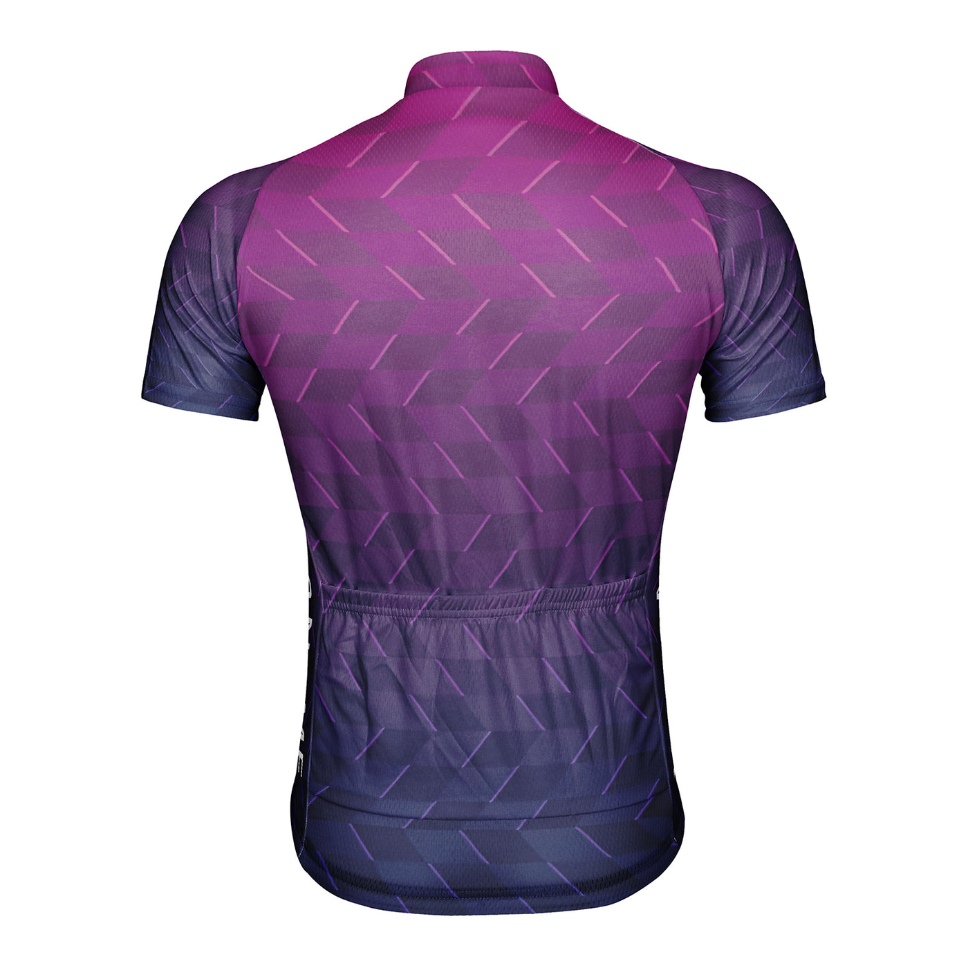 Customized Ziling Geometric Solid Men's Cycling Jersey Short Sleeve