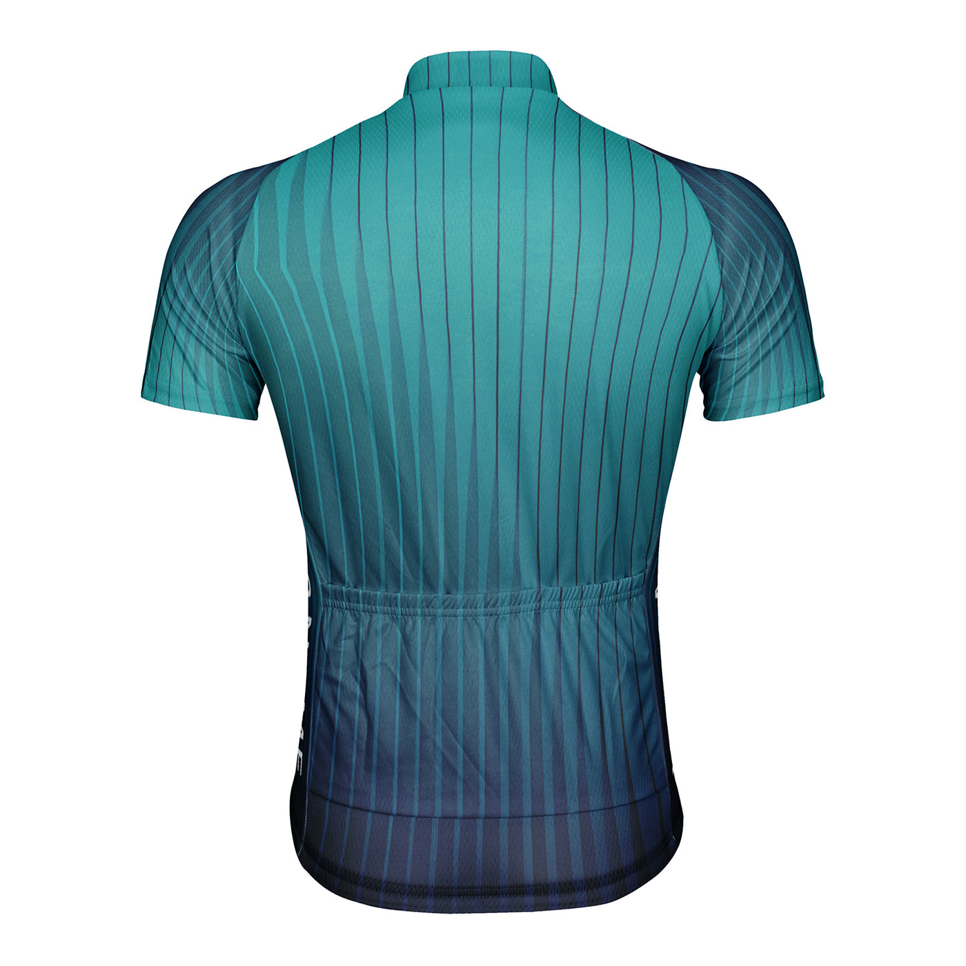 Customized Gradient Green Men's Cycling Jersey Short Sleeve