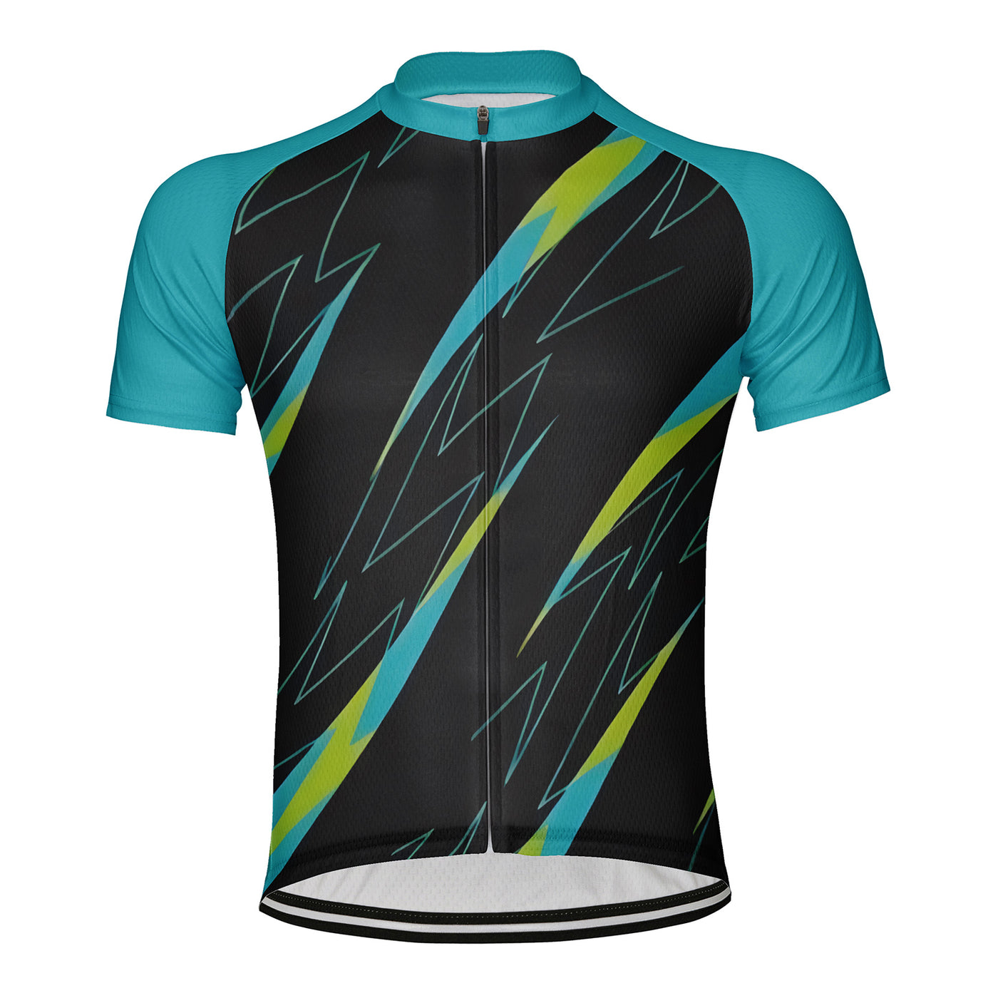 Customized Neon In The Dark Men's Cycling Jersey Short Sleeve