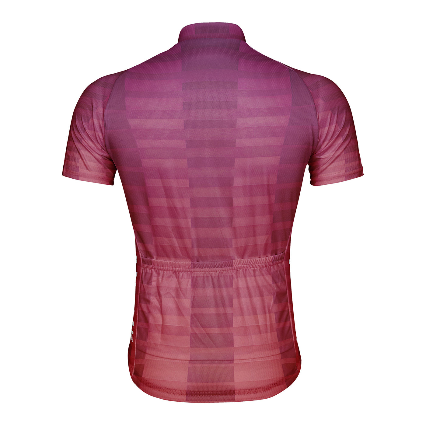 Customized Red Rhyme And Overlapping Shadows Men's Cycling Jersey Short Sleeve