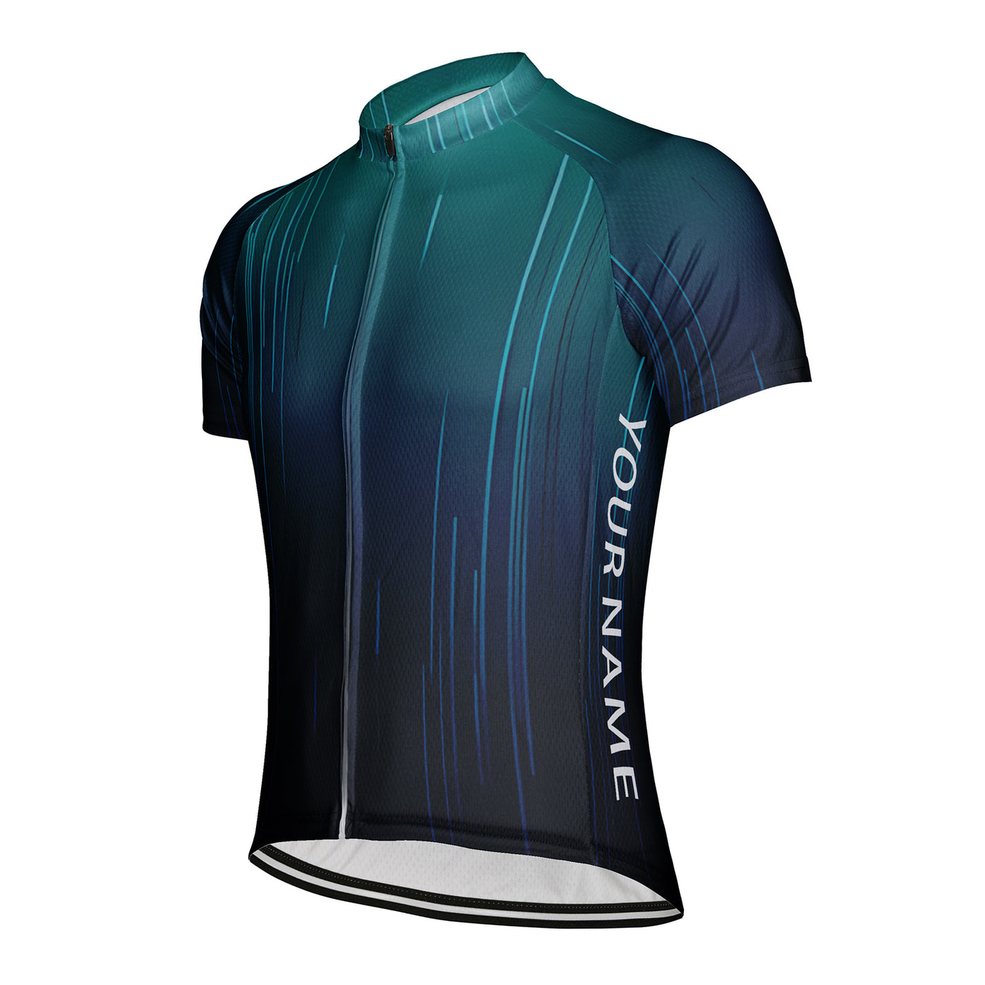 Customized Red Rhyme And Overlapping Shadows Men's Cycling Jersey Short Sleeve