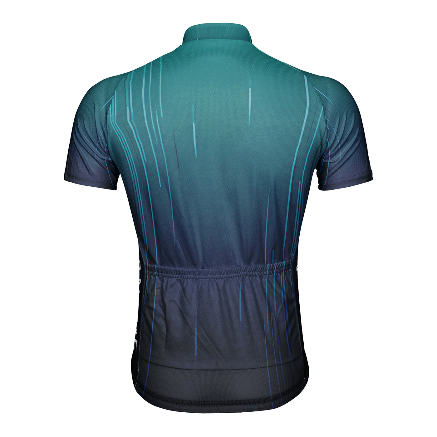 Customized Red Rhyme And Overlapping Shadows Men's Cycling Jersey Short Sleeve