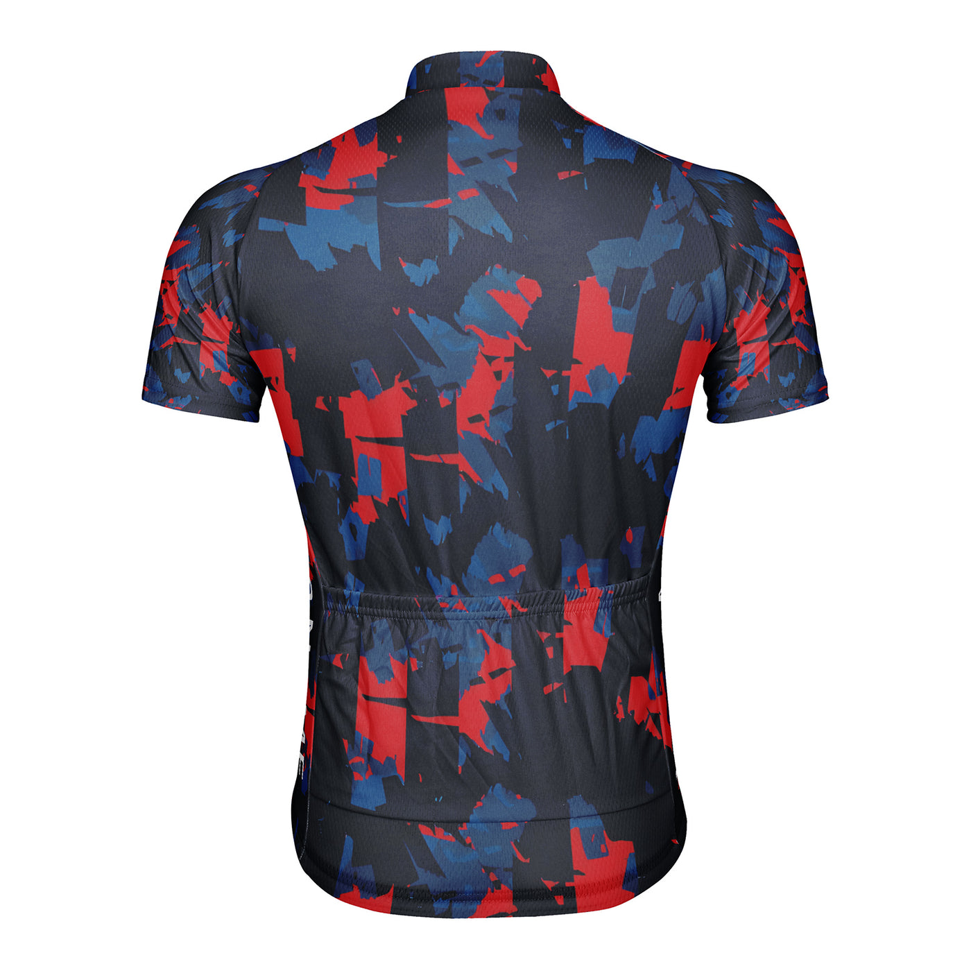 Customized Red And Blue Mist Men's Cycling Jersey Short Sleeve