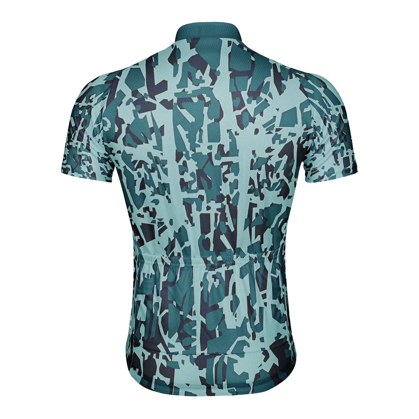 Customized Jungle Camouflage Men's Cycling Jersey Short Sleeve