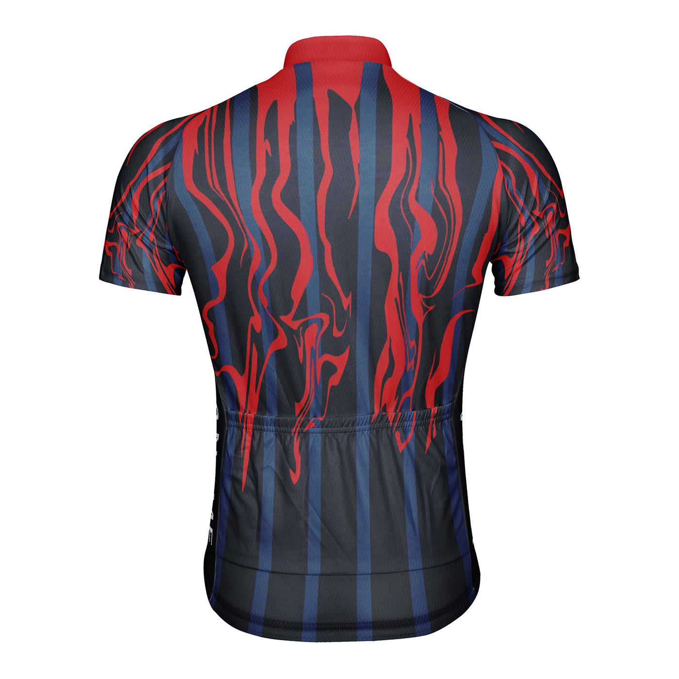 Customized Red Hokage Men's Cycling Jersey Short Sleeve