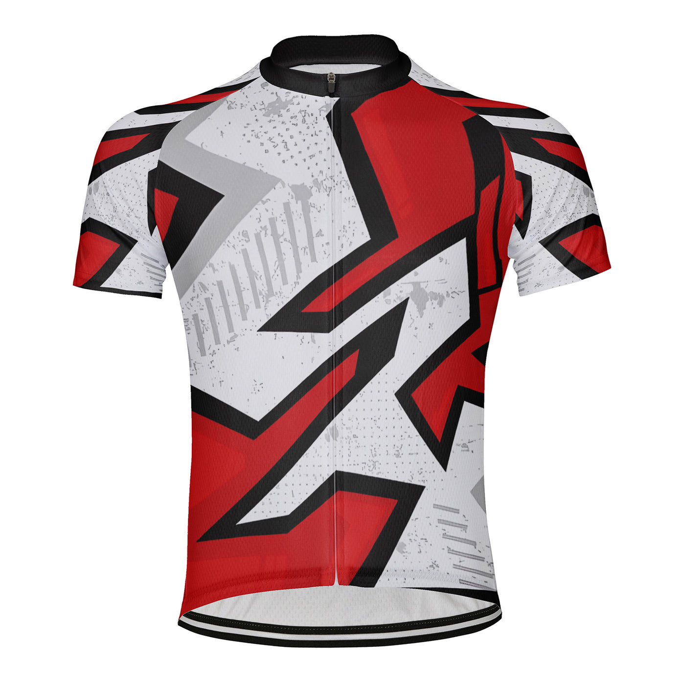 Customized Mechanical Arrow Array Diagram Men's Cycling Jersey Short Sleeve
