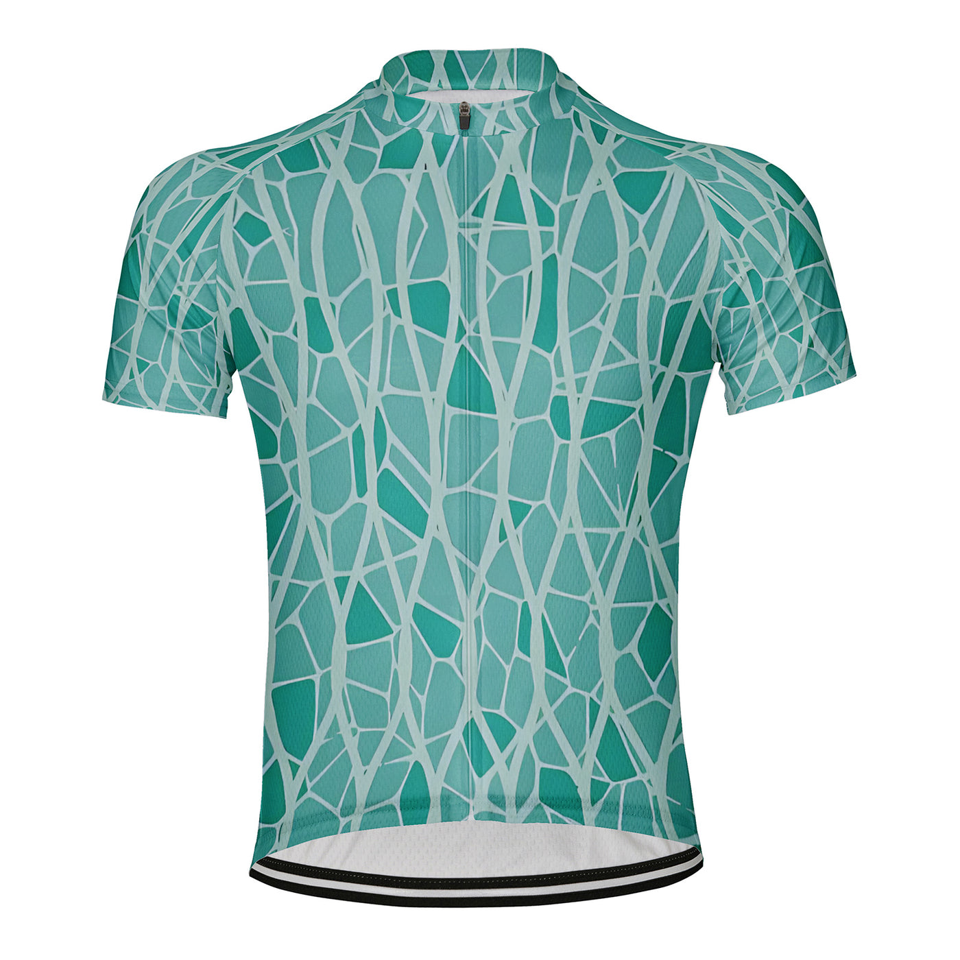 Customized Speckled Pattern Men's Cycling Jersey Short Sleeve