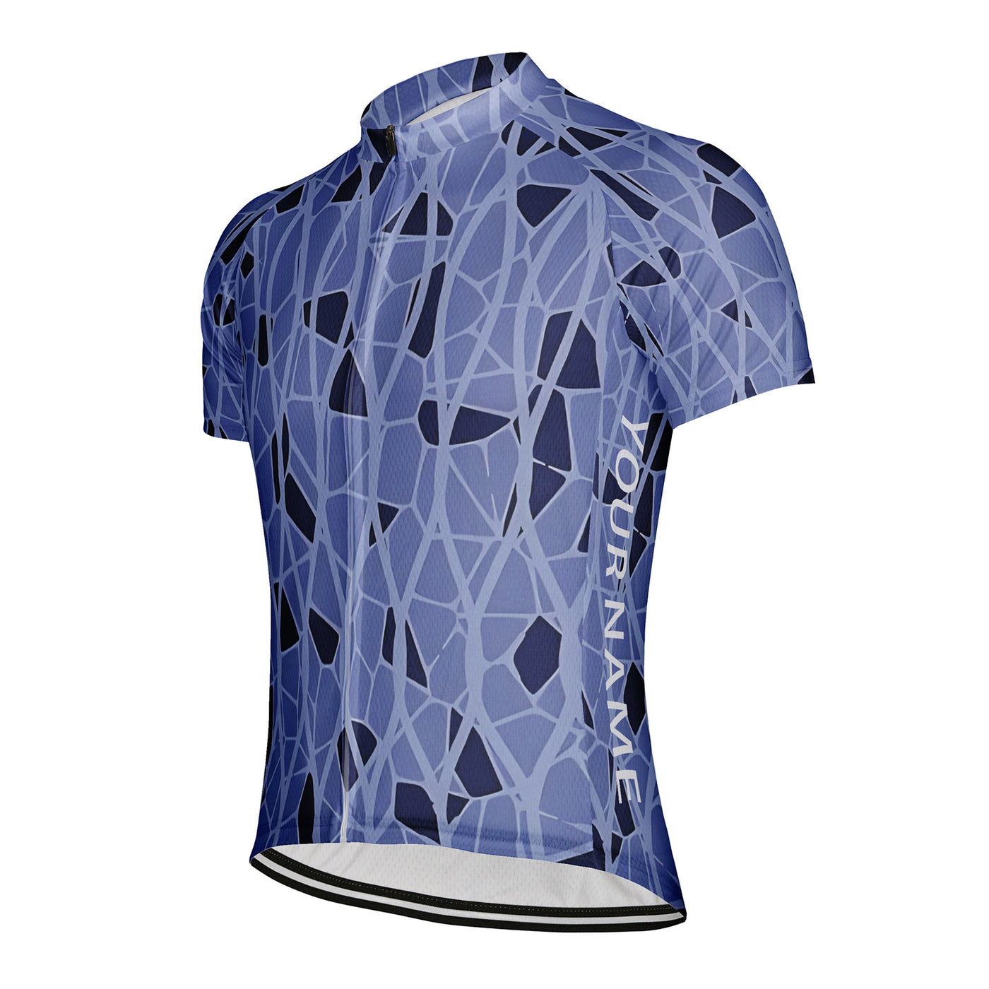 Customized Speckled Pattern Men's Cycling Jersey Short Sleeve