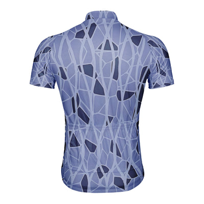 Customized Speckled Pattern Men's Cycling Jersey Short Sleeve