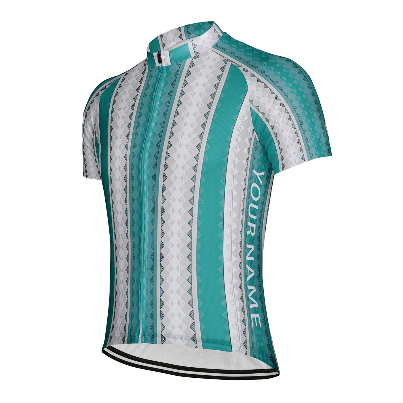 Customized Retro Stripes Men's Cycling Jersey Short Sleeve