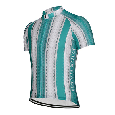 Customized Retro Stripes Men's Cycling Jersey Short Sleeve