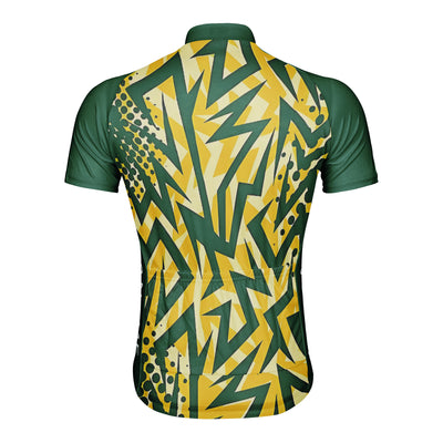 Customized Retro Radio Wave Men's Cycling Jersey Short Sleeve