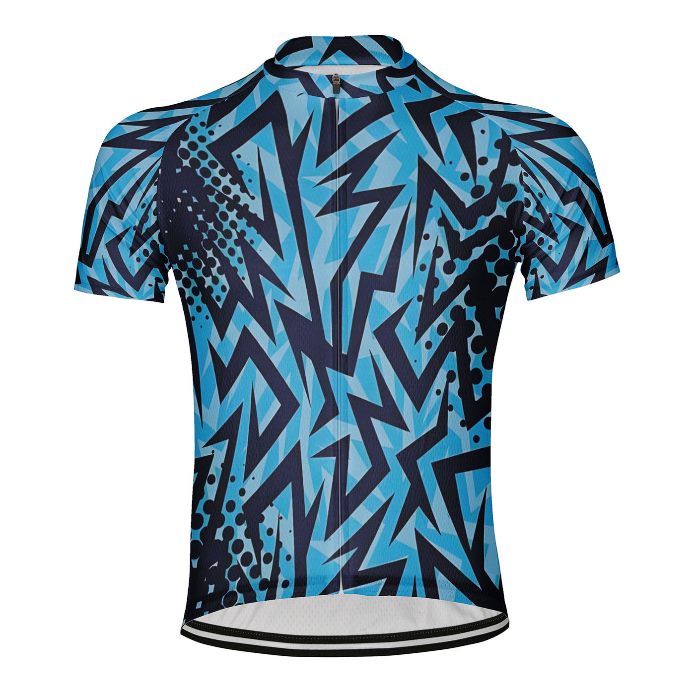 Customized Retro Radio Wave Men's Cycling Jersey Short Sleeve