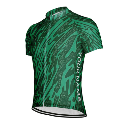 Customized Green Lake Men's Cycling Jersey Short Sleeve