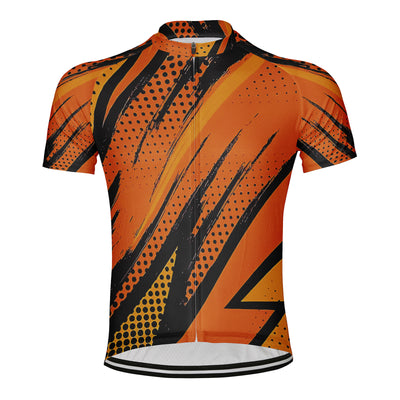 Customized thunder and lightning Men's Cycling Jersey Short Sleeve