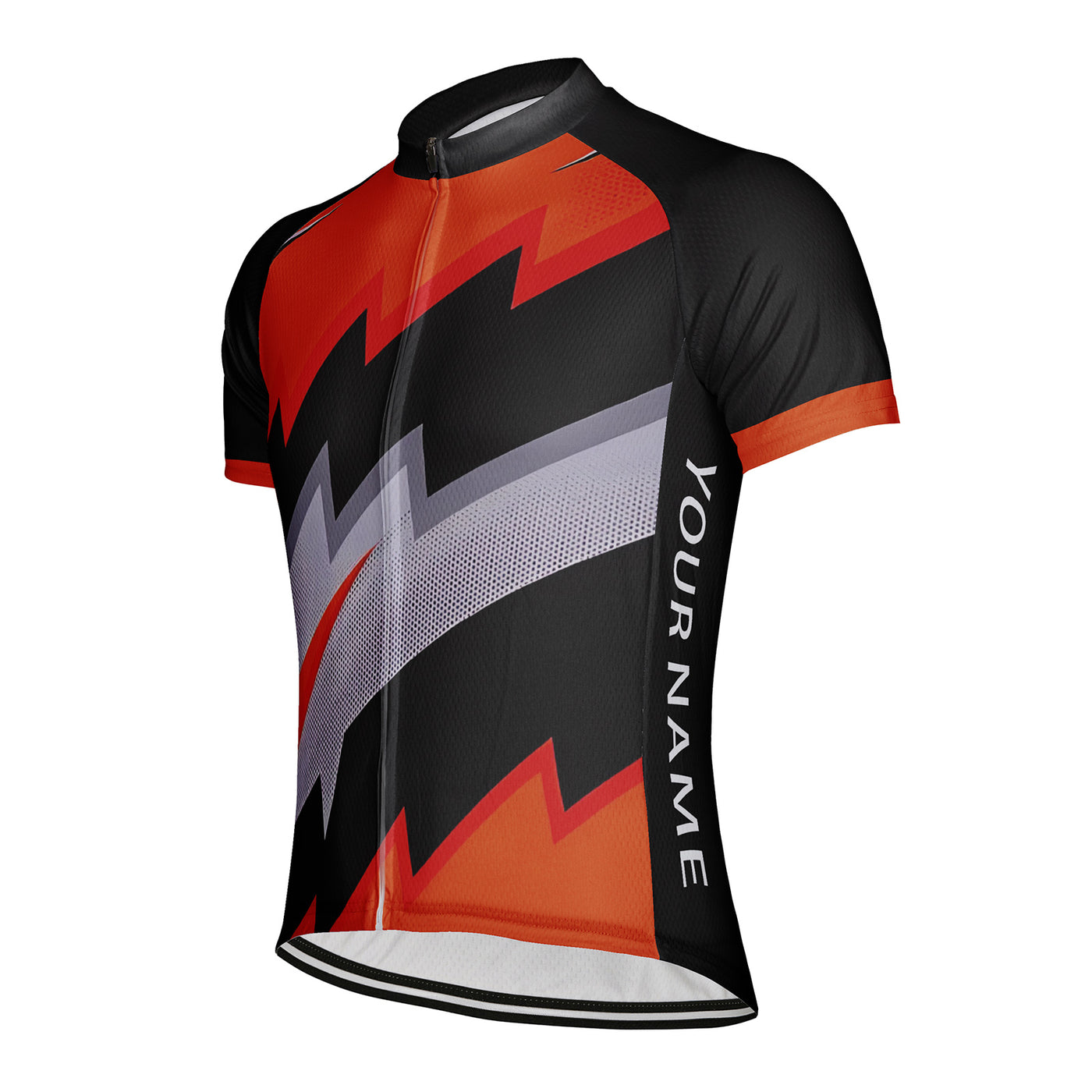 Customized thunder and lightning Men's Cycling Jersey Short Sleeve