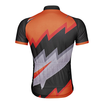 Customized thunder and lightning Men's Cycling Jersey Short Sleeve