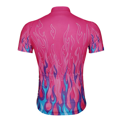 Customized Flame Men's Cycling Jersey Short Sleeve