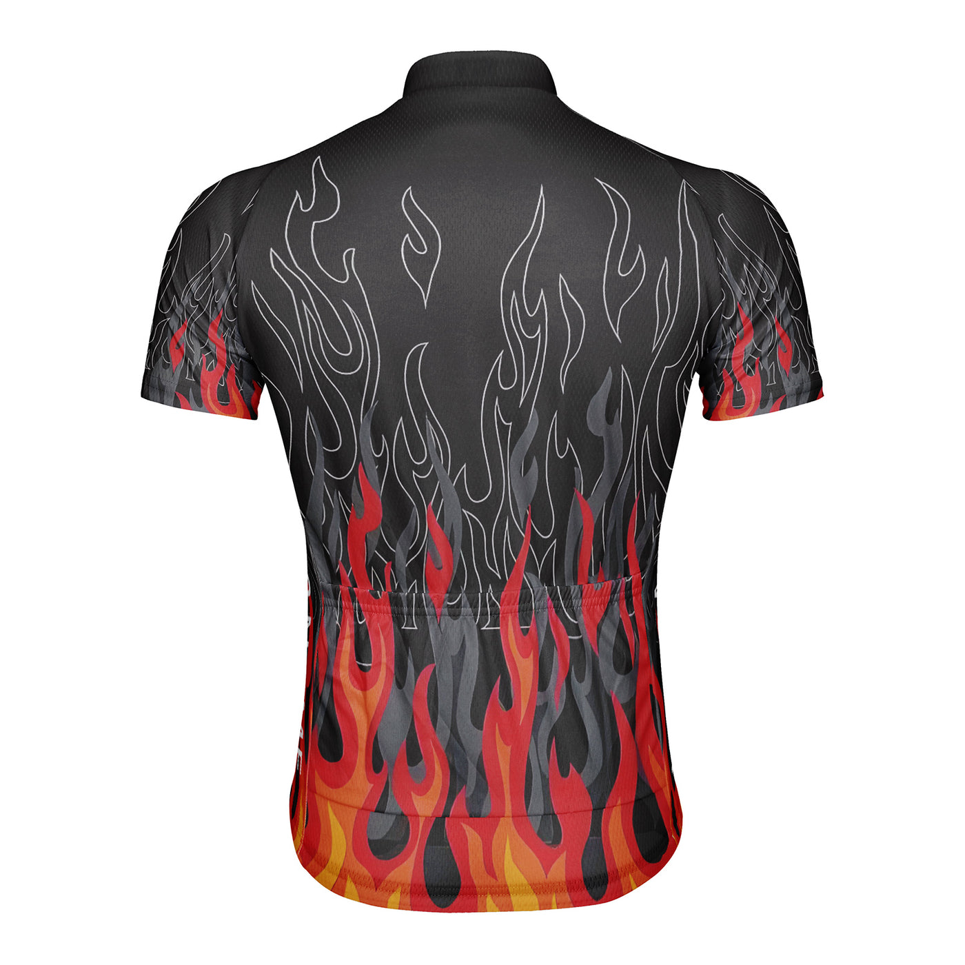 Customized Flame Men's Cycling Jersey Short Sleeve