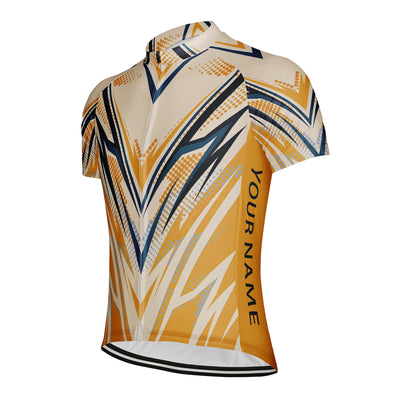 Customized V-Shaped Arrow Men's Cycling Jersey Short Sleeve