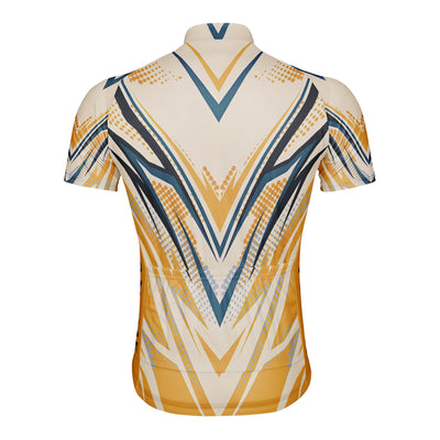 Customized V-Shaped Arrow Men's Cycling Jersey Short Sleeve