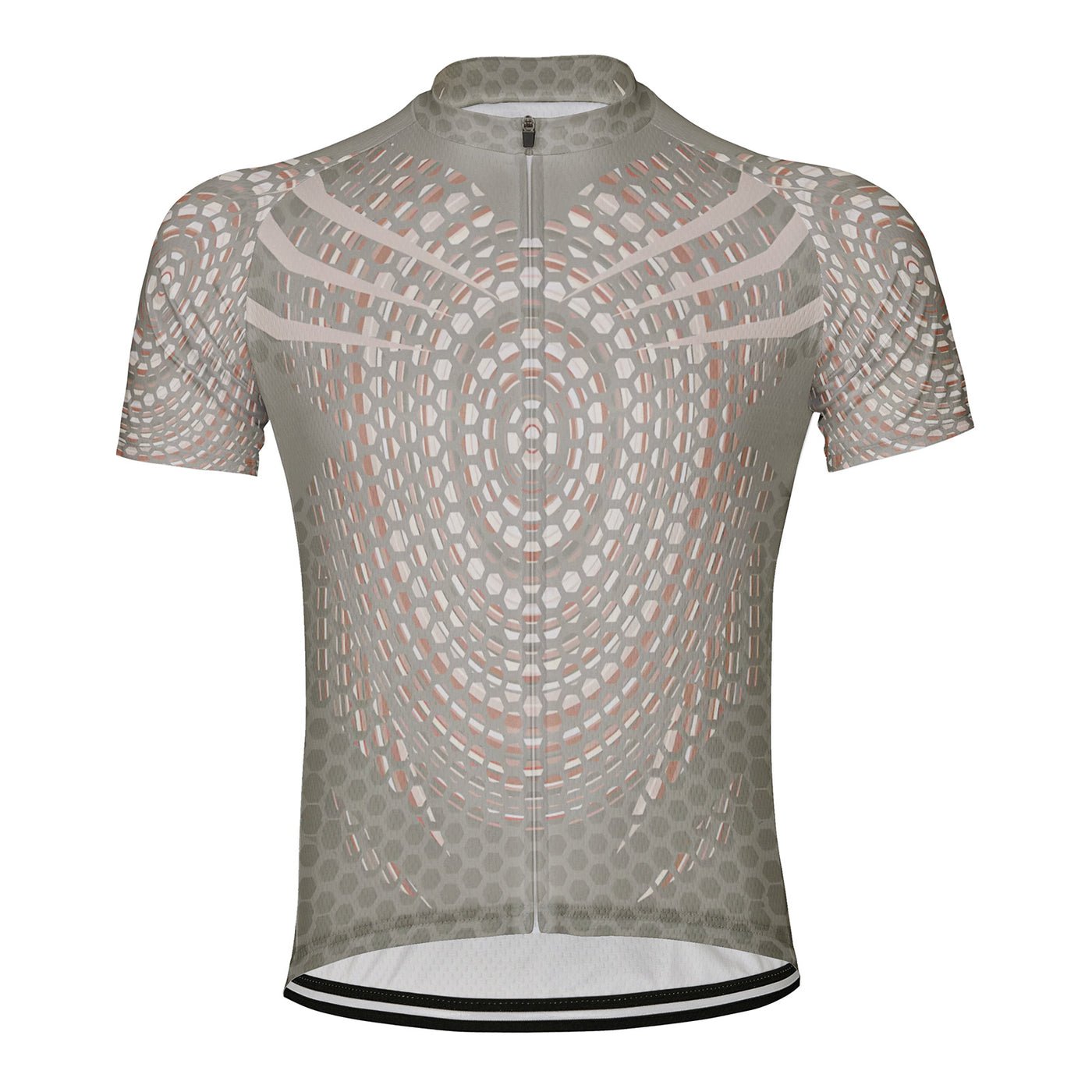 Customized Honeycomb Men's Cycling Jersey Short Sleeve