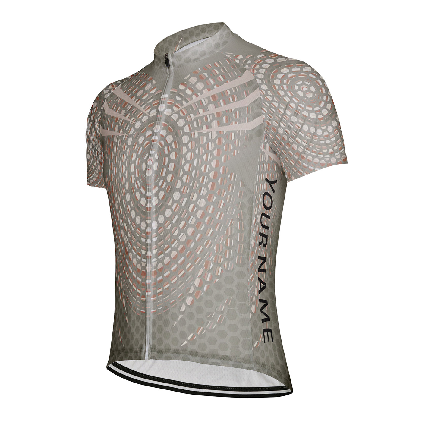 Customized Honeycomb Men's Cycling Jersey Short Sleeve