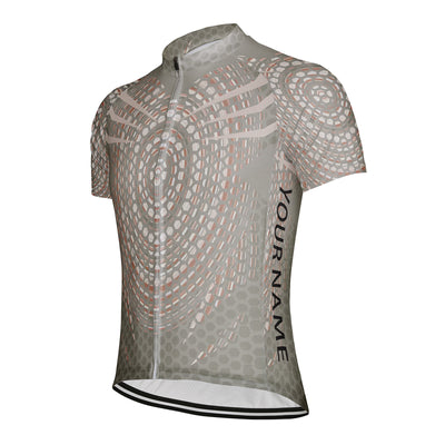 Customized Honeycomb Men's Cycling Jersey Short Sleeve