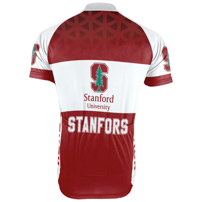 Customized Stanford University Men's Cycling Jersey Short Sleeve