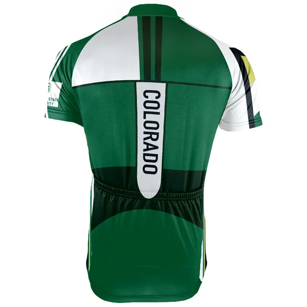 Customized Colorado State University Men's Cycling Jersey Short Sleeve