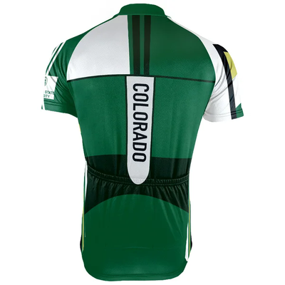 Customized Colorado State University Men's Cycling Jersey Short Sleeve