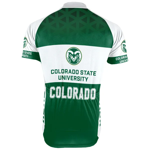 Customized Colorado State University Men's Cycling Jersey Short Sleeve