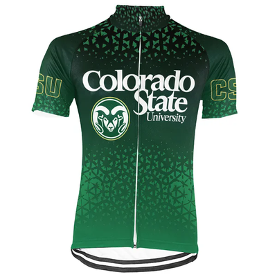 Customized Colorado State University Men's Cycling Jersey Short Sleeve